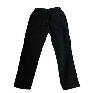 Vintage Wrangler Black High Rise Jeans Waist Sz 10 29” Inseam Mom Denim